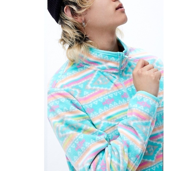 Chubbies Recycled Flame Commander 1/4 Zip Sweatshirt Size Large - Picture 4 of 14